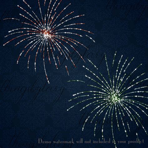 16 Glitter Glowing Fireworks Overlay Image Commercial Use New Etsy