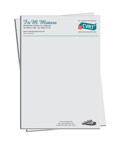 A letterhead on the other hand is a compulsory item for all business. Letterheads - Adva - Suppliers of promotional business stationery since 1970