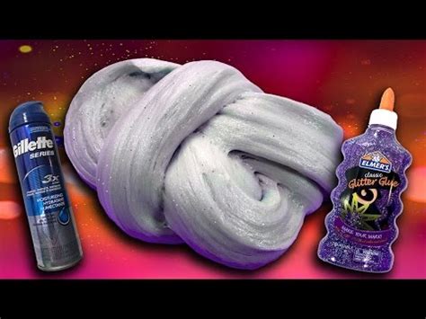 I adapted it a bit. How to make Fluffy Slime with Gel Shaving Cream and Glitter! No Borax / DIY Slime Recipe - YouTube