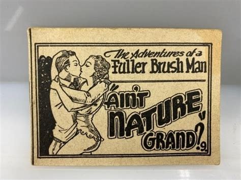 Fuller Brush Man Aint Nature Grand Erotic Comic Antique 2 Modern Auction Services