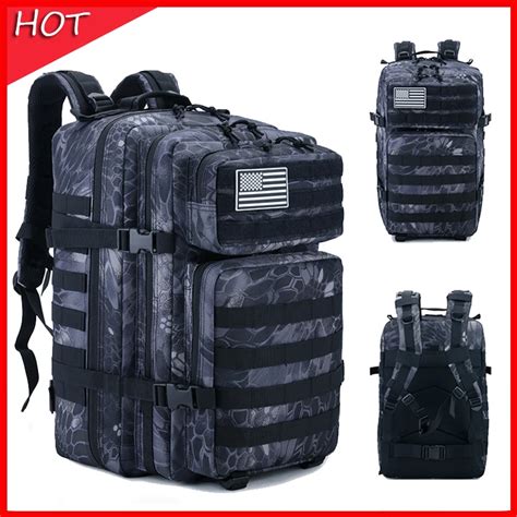 Outdoor Large Bag Capacity Army Tactical Backpacks Military Assault Bags 3p Edc Molle Pack For