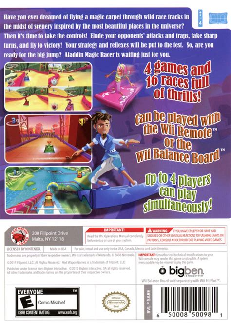 Aladdin Magic Racer Box Shot For Wii Gamefaqs