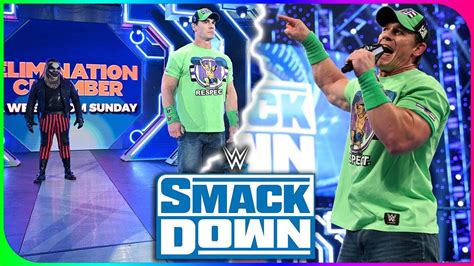 John Cena De Retour Wwe Smackdown 28 FÉvrier 2020 Résultats Et Résumé Youtube