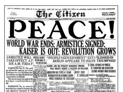 armistice day the historical society of ottawa
