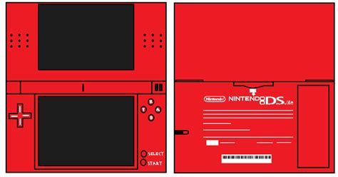 Nintendofan S Papercraft Things Images Ds Lite Whit Vrogue Co