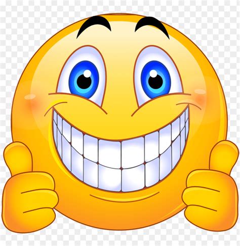 Emoji Happy Face Thumbs Up Png All Fools