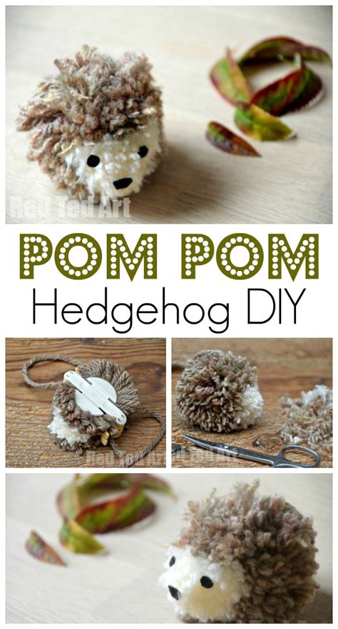 Hedgehog Pom Pom Craft Easy And Fun