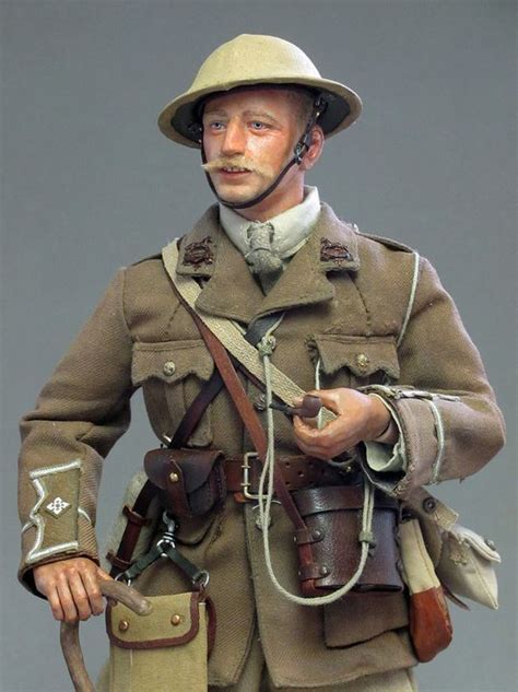 British Officer On The Somme Sixth Army Group Sideshow Figures New