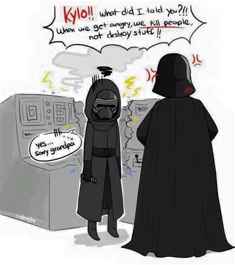If Darth Vader Trained Kylo Ren Funny Star Wars Memes Star Wars