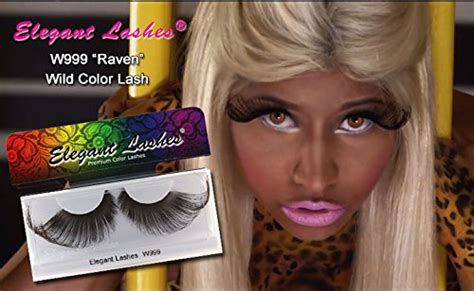 Elegant Lashes W999raven Premium Thick Long Black Jumbo False