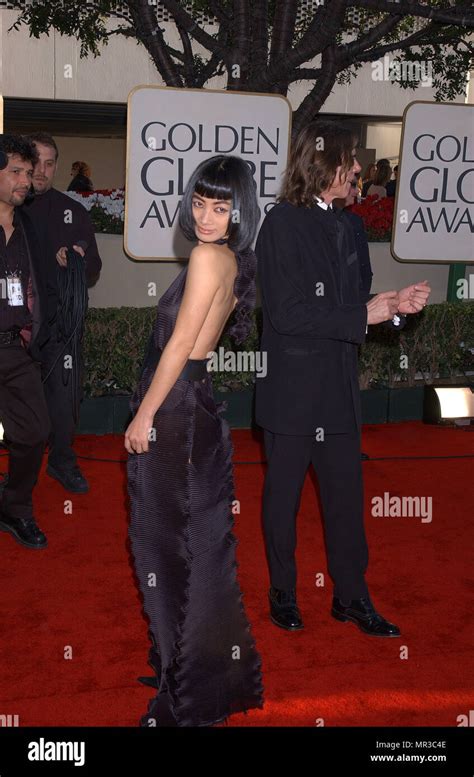 Bai Ling Arrives At The 2002 Golden Globe Awards At The Beverly Hilton