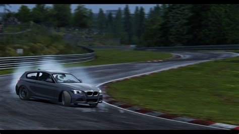 Assetto Corsa Bmw I F Drifting The Wet Nordschleife Youtube