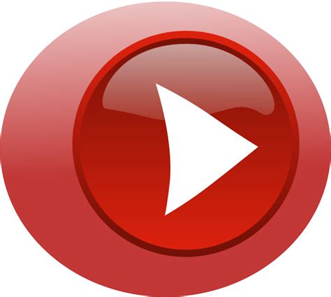Download Red Youtube Play Button Png For Kids Portable Network