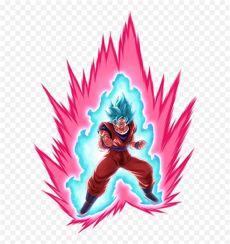 Dokkan Assets Goku Blue Kaioken Dokkan Pngsuper Saiyan Aura Png