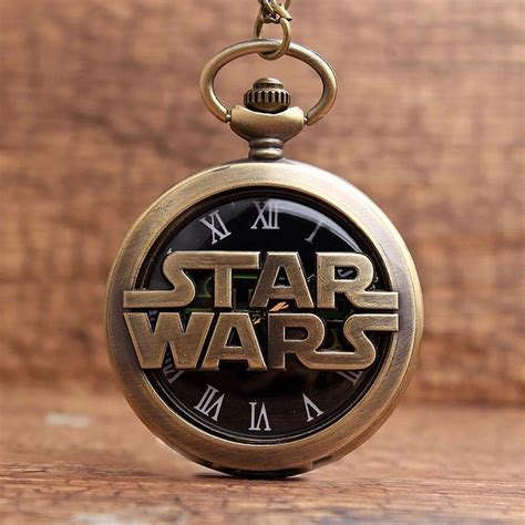 Star Wars Vintage Retro Clock Vintage Pocket Watch Pocket Watch