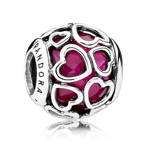 For example, if you are rushing to work and spill tea on your white shirt, it is example 02 : Pandora Cerise Enamel Open Work Hearts Charm 792036NCC ...