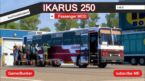 Mod Ikarus Anim Door Passengers Mo Euro Truck Simulator Youtube