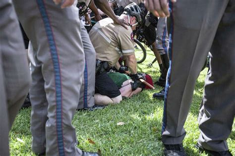 Counter Protest Turns Rowdy On Capitol Grounds