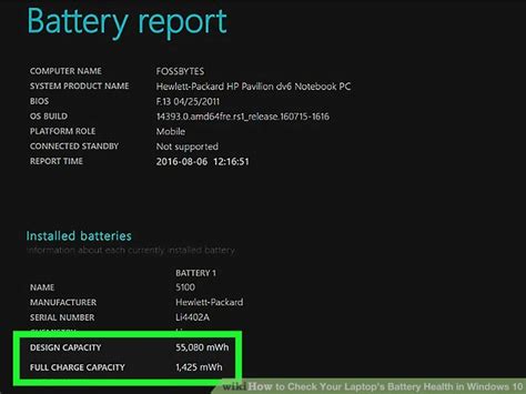 How To Check Your Laptops Battery Health In Windows Steps