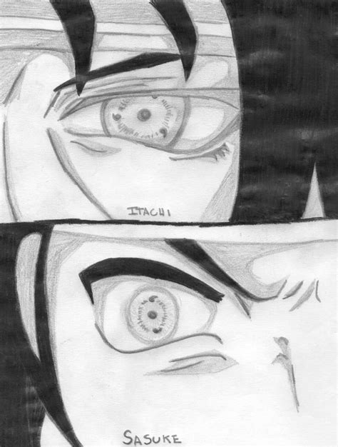 Itachi X Sasuke Eyes By El Lobo Gris On Deviantart