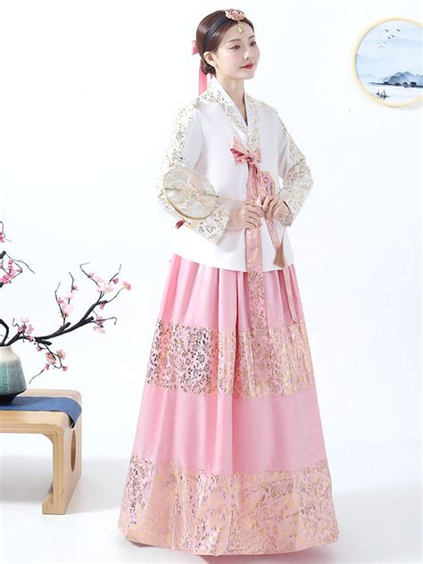 Traditional Hanbok Dress Korean Traditional Hanbok Female Etsy