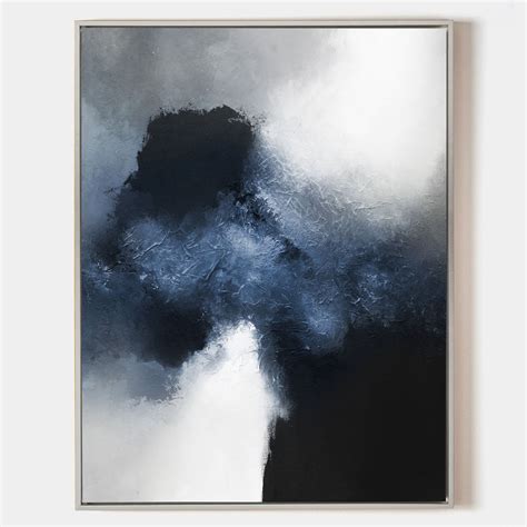 Blue Black Abstract Art Abav04 Abstract Large Abstract Painting