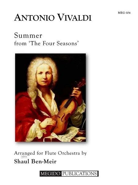 Summer From The Four Seasons For Flute Orchestra From Antonio Vivaldi