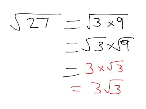 Simplifying surds | Math | ShowMe