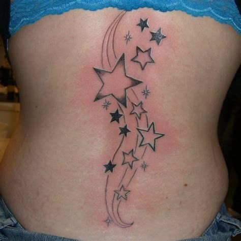 Maybe you would like to learn more about one of these? Girls Shooting Stars Shaped Tattoo Design on Back