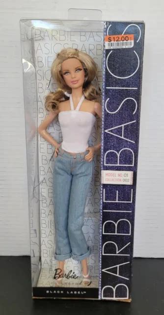 Barbie Basics Denim Doll Model No Collection Black Label Mattel