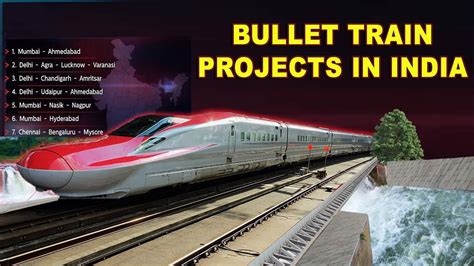 bullet train projects in india 7 corridor 6 extensions of 7987 km national rail plan npr