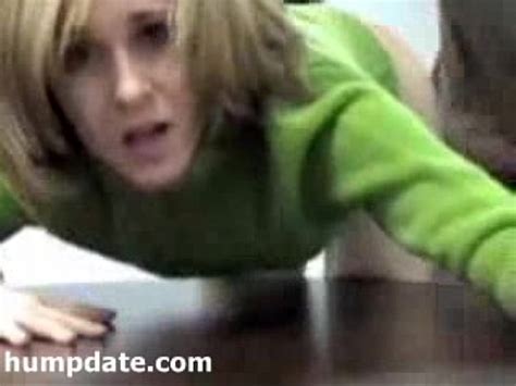 Girl Green Sweater Table Hot Sex Picture