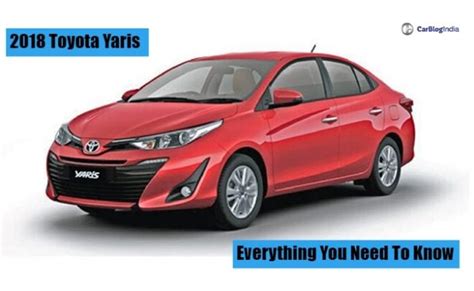 Toyota Yaris Price In India Features Mileage Sepcifications And