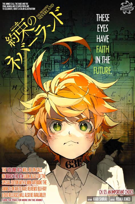 The Promised Neverland 123 Manga Stream Neverland Anime Manga Covers