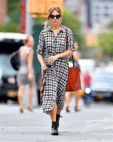 Sienna Miller Has Found The Perfect Shirtdress For Fall—and Its Only