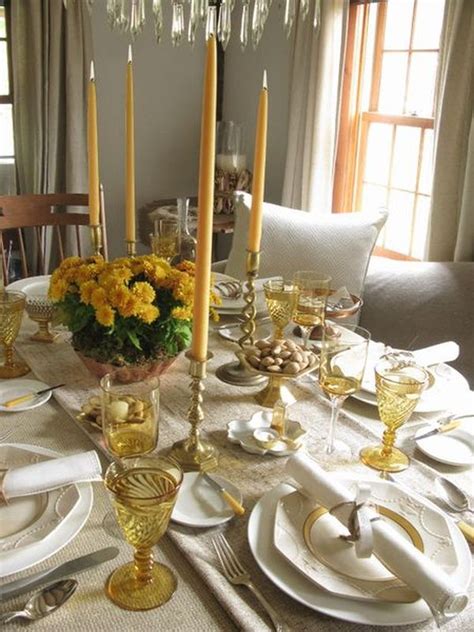 Thanksgiving celebration traditional dinner setting meal concept with happy thanksgiving text thanksgiving dinner. 30 Thanksgiving Table Setting Ideas For A Festive Décor ...