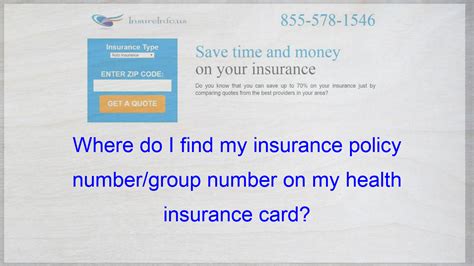 The group #er identify's your. Policy Number On Medical Insurance Card