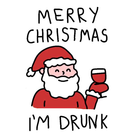 Drunk Merry Christmas  By Lookhuman Find And Share On Giphy