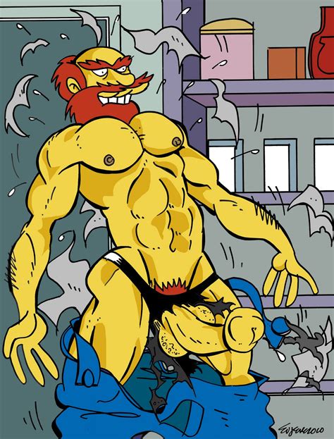 Rule 34 Abs Balls Erect Nipples Erection Groundskeeper Willie Human