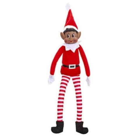 elves behavin badly 12 inch elf of colour with vinyl face and soft body christmas naughty elf