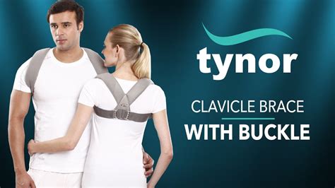 How To Wear Tynor Clavicle Brace With Buckle For Immobilization