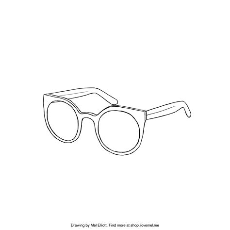 Check out our coloring pages selection for the very best in unique or custom, handmade pieces from our coloring books shops. Free printable coloring page - Sunglasses - I Love Mel