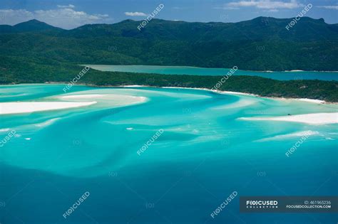 Aerial View Of Whitehaven Beach Whitsunday Islands Queensland