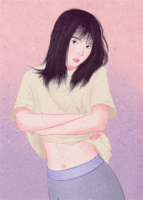 Naughty Japanese Girl Poster By Hendra Pratama Displate