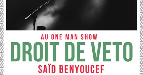 Droit De Veto One Man Show
