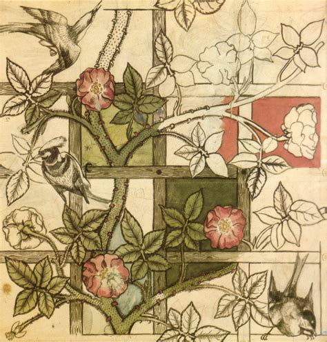 File:William Morris design for Trellis wallpaper 1862.jpg - Wikipedia ...
