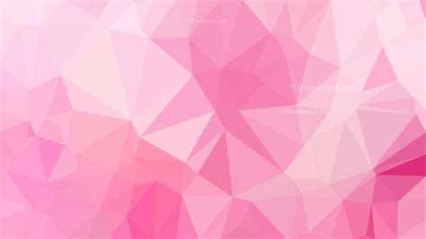 Abstract Pastel Pink Polygon Background Template Design
