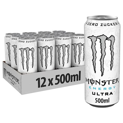 Monster Energy Ultra Drink Can 500 Ml Can Pack Of 12