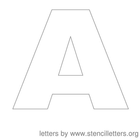 Freelargeprintableletterstencils Letter Stencils Printables Free