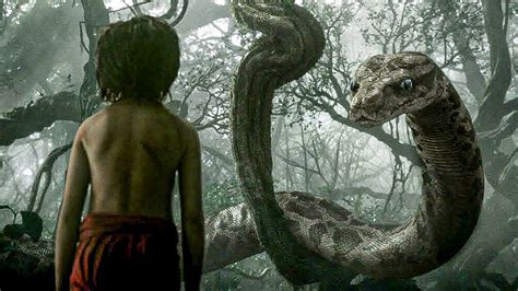 mowgli meets kaa scene the jungle book 2016 movie clip youtube